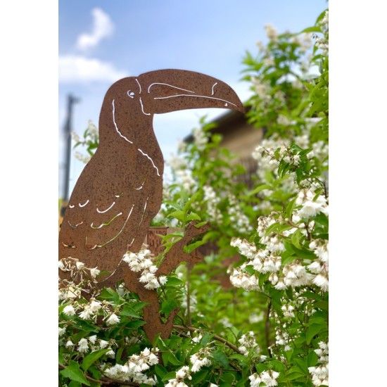 Vogel Deko Gartenstecker Tukan - Höhe 50 cm - Breite 38 cm - Stab 120 cm Tukan Höhe 50 cm
Tukan Breite 38 cm 
Stab 120 cm

