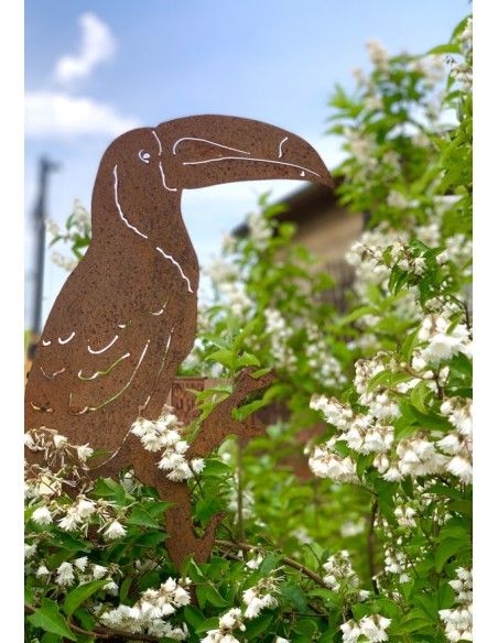 Vogel Deko Gartenstecker Tukan - Höhe 50 cm - Breite 38 cm - Stab 120 cm Tukan Höhe 50 cm
Tukan Breite 38 cm 
Stab 120 cm
