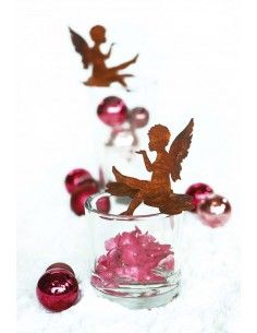 Engelfiguren kaufen und Engel Bastel-Ideen Kantenhocker Putten Engel auf Wolke mit Kusshand - 13 cm hoch - für Glasvasen Weihnac 2