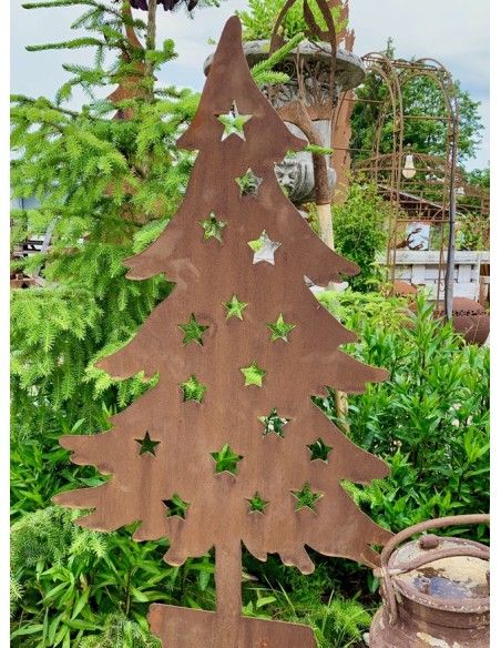 Weihnachtsbaum Metall und Edelrost Deko Tanne im Topf mit Sternen - Metall Weihnachtsbaum 100 cm hoch 
Schöner Deko Metallbaum  Weihnachtsbaum Metall und Edelrost Deko Tanne im Topf mit Sternen - Metall Weihnachtsbaum 100 cm hoch 
Schöner Deko Metallbaum