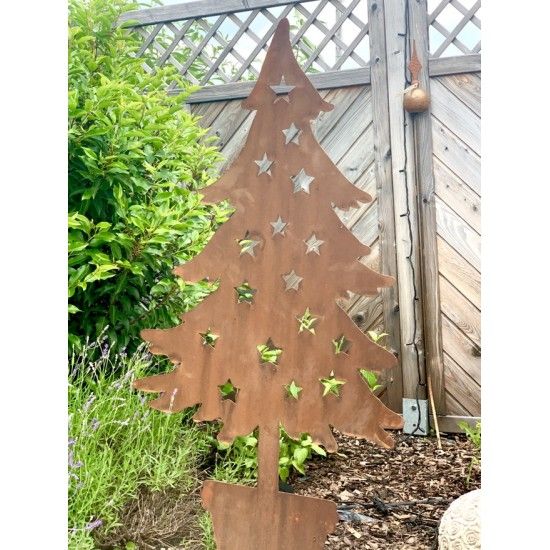 Neuheiten Saremo Deko Tanne im Topf mit Sternen auf Platte - 76 cm Höhe 76 cm
Breite 42 cm