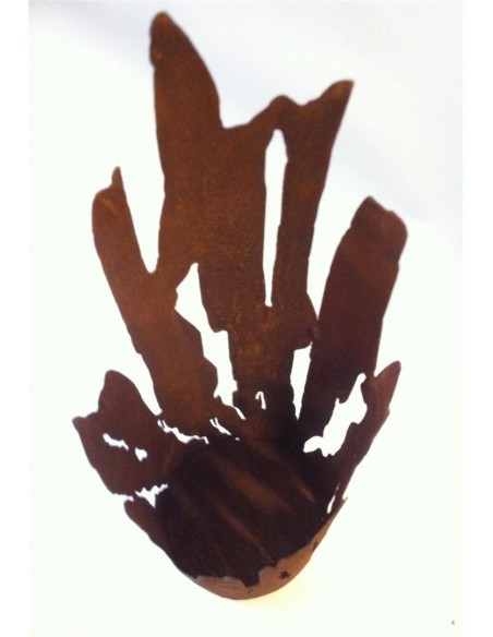 Treibholz Windlicht Rostig