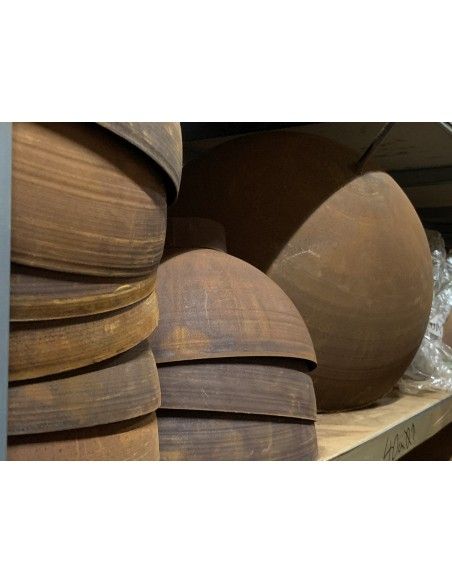 runde Pflanzschalen Halbkugelschale 60 cm Ø - große runde Pflanzschale modern und mediterran Schöne Pflanzschale aus einer Halbk