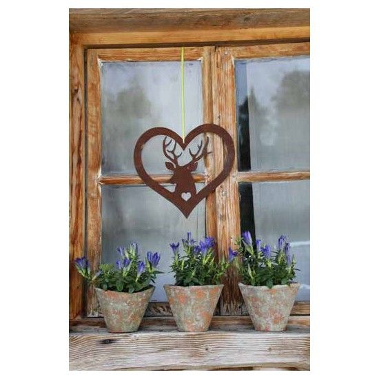 Hirsch im Herz zum Hängen, Breite 35 cm, Höhe 35 cm Hirsch im Herz zum Hängen
Breite 35 cm
Höhe 35 cm