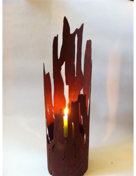 Kerzenhalter Treibholz Optik