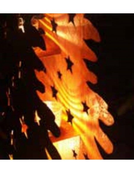 XXL Bäume ab 120 cm Doppelter Christbaum mit Zwischenböden für Teelichter 
Höhe 120 cm
