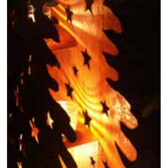 Weihnachtsbaum Metall und Edelrost Doppelter Christbaum mit Zwischenböden für Teelichter - Höhe 160cm 
Höhe 160 cm
Doppelte Ch