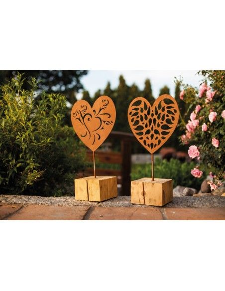 Herzige Dinge - Edelrost Dekoherzen Deko Herz mit Holzbalken 50 cm hoch 
Höhe 50 cm,
Breite 26 cm
Balken ca. 15 x 15 cm
 Herzige Dinge - Edelrost Dekoherzen Deko Herz mit Holzbalken 50 cm hoch 
Höhe 50 cm,
Breite 26 cm
Balken ca. 15 x 15 cm