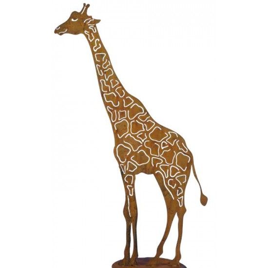 Afrika Gartenfigur Giraffe 100 cm hoch