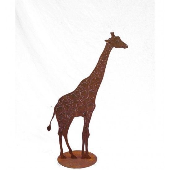 Afrika Gartenfigur Giraffe 100 cm hoch 