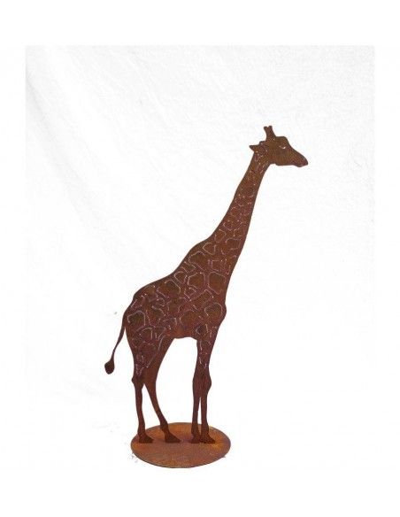 Afrika Gartenfigur Giraffe 100 cm hoch 