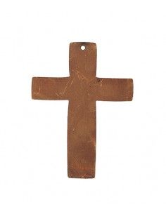 Kleines Kreuz aus Edelrost - Grabdekoration - Höhe 12 cm
