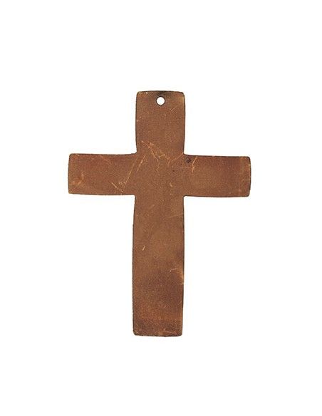 Kleines Kreuz aus Edelrost - Grabdekoration - Höhe 12 cm