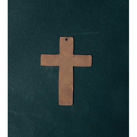 Kleines Kreuz aus Edelrost - Grabdekoration - Höhe 12 cm