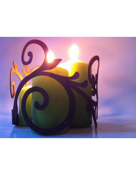 Weihnachtsdeko Aussen Edelrost Ornamentring für Vasen / Windlicht Ø 15 cm Höhe 13 cm Barock Deko Diese Ornamentringe machen sich