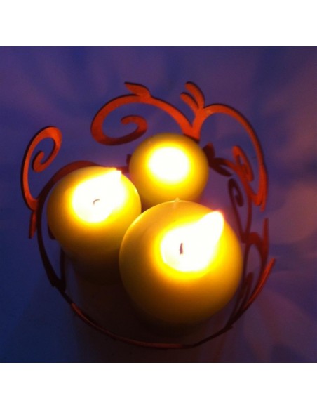 Weihnachtsdeko Aussen Edelrost Ornamentring für Vasen / Windlicht Ø 15 cm Höhe 13 cm Barock Deko Diese Ornamentringe machen sich