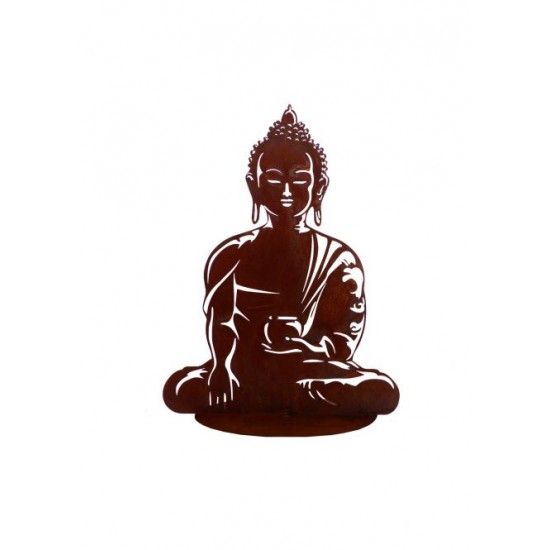 Neuheiten Badeko meditierende Figur Buddha - Mangala - Höhe 100 cm - lebensgroße Gartenfigur Höhe 100 cm
