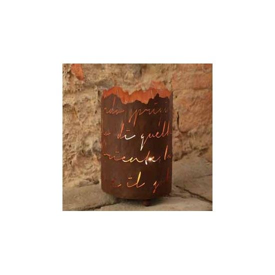 Windlichter & Laternen Romance - Windlicht auf 3 Kugeln Höhe 36 cm
Durchmesser 27 cm
