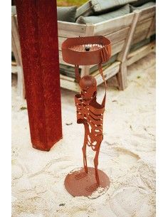 Deko Skelett als Aschenbecher - Halloween - Höhe 68 cm
