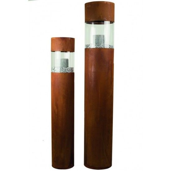 runde Rostsäulen Rostsäule Pio 110 cm hoch inkl. Glaseinsatz - klein Gesamthöhe: 110cm
Durchmesser: 20cm
inkl. Glaseinsatz
