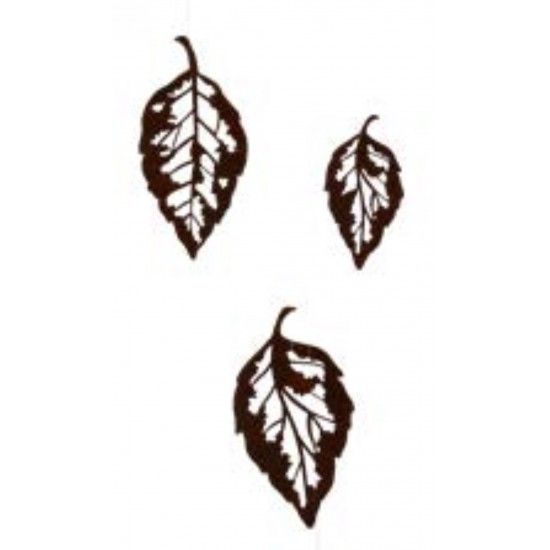 Deko Ketten  Blattskelett Set klein 10 Stück Höhe ca. 13cm - Herbstblatt zum Basteln 
10 Blätter zum Dekorieren und Aufhängen o