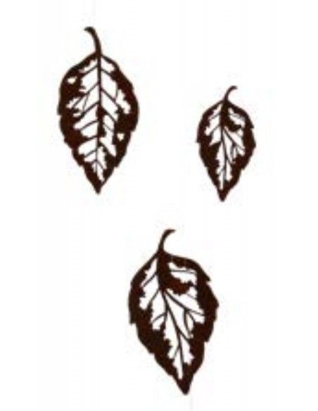 Deko Ketten  Blattskelett Set klein 10 Stück Höhe ca. 13cm - Herbstblatt zum Basteln 
10 Blätter zum Dekorieren und Aufhängen o