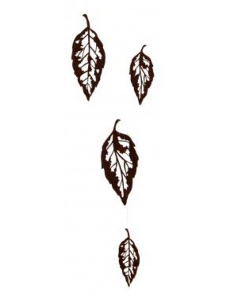 Deko Ketten  Blattskelett Set klein 10 Stück Höhe ca. 13cm - Herbstblatt zum Basteln 
10 Blätter zum Dekorieren und Aufhängen o