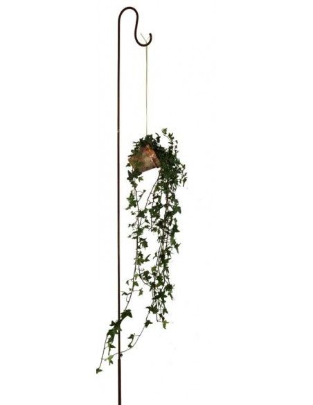 Gartenstecker Rost Gartenstecker mit Haken -  Höhe 180 cm Edelrost Gartenstecker mit Haken zum Aufhängen von Gartendeko
Höhe 18