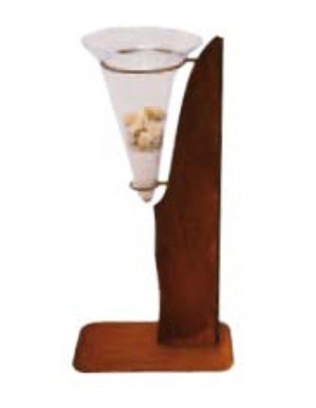 Glas Deko Rostständer mit großer Glasvase 50 x 25 x 100 cm 

Ständer Design inklusive Glasvase
Breite 50 cm
Tiefe 25 cm
Höh