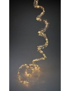 Lichterketten LED LED Lichterkette warmweiß Outdoor mit 180 Lichter ca. 2 m Länge Schönes warmweißes Licht mit 180 kleinen LED L
