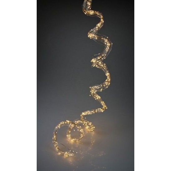 Lichterketten LED LED Lichterkette warmweiß Outdoor mit 180 Lichter ca. 2 m Länge Schönes warmweißes Licht mit 180 kleinen LED L