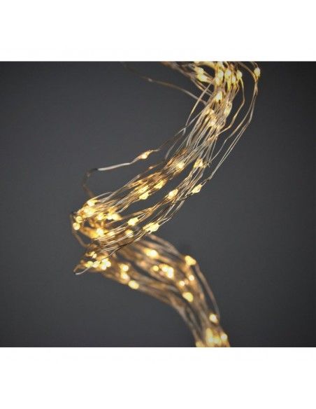 Lichterketten LED LED Lichterkette warmweiß Outdoor mit 180 Lichter ca. 2 m Länge Schönes warmweißes Licht mit 180 kleinen LED L