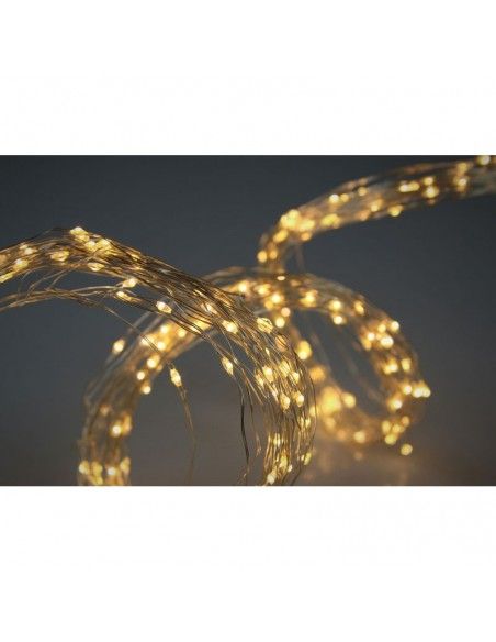 Lichterketten LED LED Lichterkette warmweiß Outdoor mit 180 Lichter ca. 2 m Länge Schönes warmweißes Licht mit 180 kleinen LED L