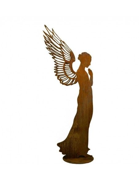 Rost Engelfiguren groß ab 100 cm für den Garten  Betender Engel Santine - Höhe 140 cm 
Höhe 140 cm
Flügel doppelt
Achtung Spe