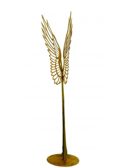 Rost Engelfiguren groß ab 100 cm für den Garten  Betender Engel Santine - Höhe 140 cm 
Höhe 140 cm
Flügel doppelt
Achtung Spe