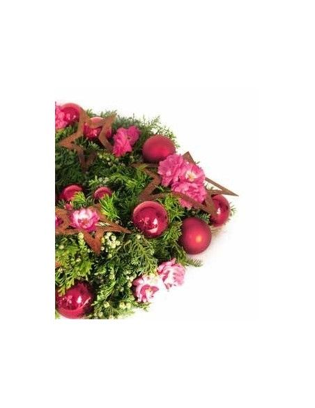 Weihnachtsbaumschmuck und Christbaumschmuck rostiger Stern offen - 12 cm Durchmesser - Weihnachtsbaumschmuck oder als Deko Stern