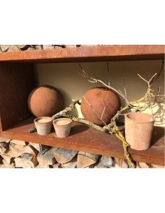 20 cm Kugeln Kugel Edelrost 20 cm Ø geschlossene Dekokugel geschlossene Edelrost Kugel mit 20 cm Durchmesser
Materialstärke 1,0 2