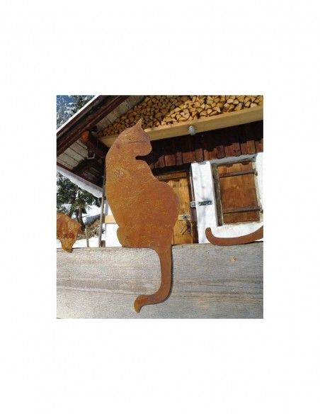 Deko Katzen und Mäuse 3er Set Katzen für Kante 3er Set Rost Katzen für Kanten mit Edelrost Patina 3 Stück als Sparangebot

1 x