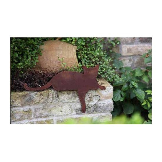 Deko Katzen und Mäuse 3er Set Katzen für Kante 3er Set Rost Katzen für Kanten mit Edelrost Patina 3 Stück als Sparangebot

1 x