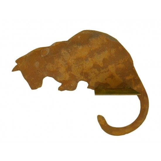 Deko Katzen und Mäuse Deko Katze für Kante nach unten schauend - Kantenhocker Katze nach unten schauend 37 cm lang
Hinten ist e