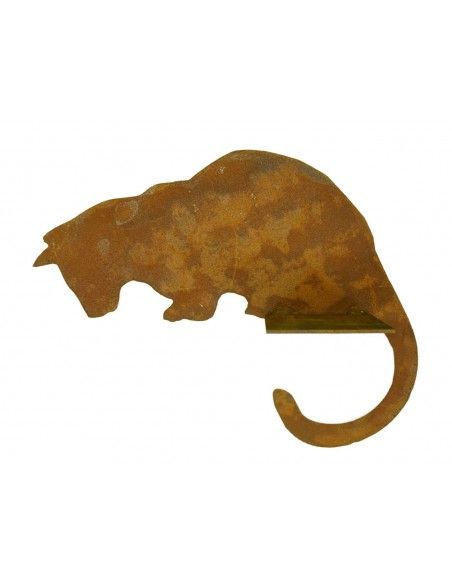 Deko Katzen und Mäuse Deko Katze für Kante nach unten schauend - Kantenhocker Katze nach unten schauend 37 cm lang
Hinten ist e