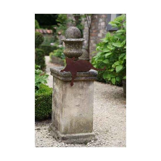 Deko Katzen und Mäuse Deko Katze für Kante - Pfote nach unten - Kantenhocker Katze liegend mit Pfote nach unten 45 cm lang
Hint