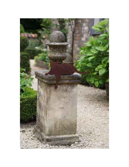 Deko Katzen und Mäuse Deko Katze für Kante - Pfote nach unten - Kantenhocker Katze liegend mit Pfote nach unten 45 cm lang
Hint