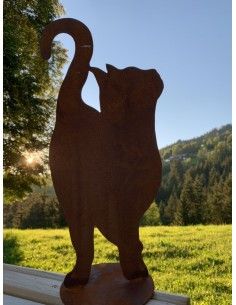 Deko Katzen und Mäuse Katze von Vorne nach oben schauend auf Platte 46 cm hoch Produktdetails:
Höhe 46
Breite 22cm
auf eine 2
