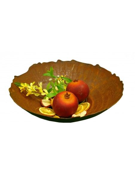 runde Pflanzschalen Ripple Schale mit leicht welligem Rand, auf Platte, Durchmesser 44 cm 
Schale mit welligem Rand
Innendurch