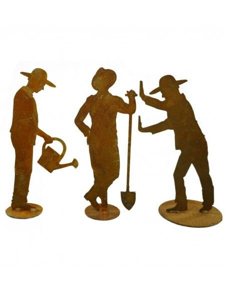 Gärtner Figur Gärtner „Gerhard“ mit Gießkanne, auf Platte 30cm 
auf Standplatte
Höhe 30 cm
