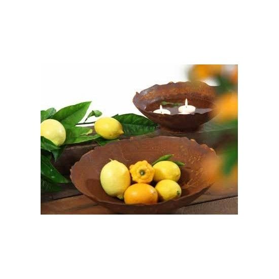 runde Pflanzschalen Blumenschale Metall - Ripple - mit leicht welligem Rand - Durchmesser 34 cm Schale mit welligem Rand
Innend