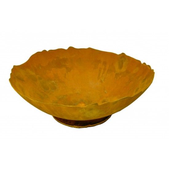 runde Pflanzschalen Blumenschale Metall - Ripple - mit leicht welligem Rand - Durchmesser 34 cm Schale mit welligem Rand
Innend