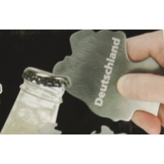 Flaschenöffner witzig mit Karte Deutschland