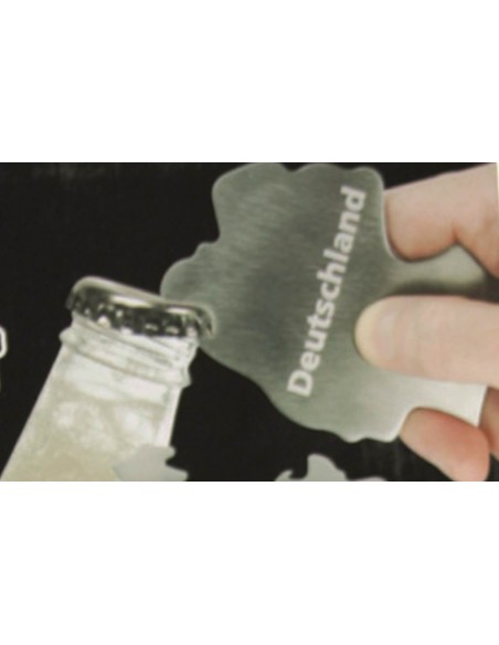 Flaschenöffner witzig mit Karte Deutschland